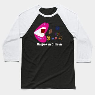 Unspoken Citizen Podcast logo Baseball T-Shirt